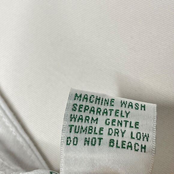 Y2K Shenanigans Womens T Shirt L White Floral Embroidery Cottage Dainty Boho - Picture 5 of 7